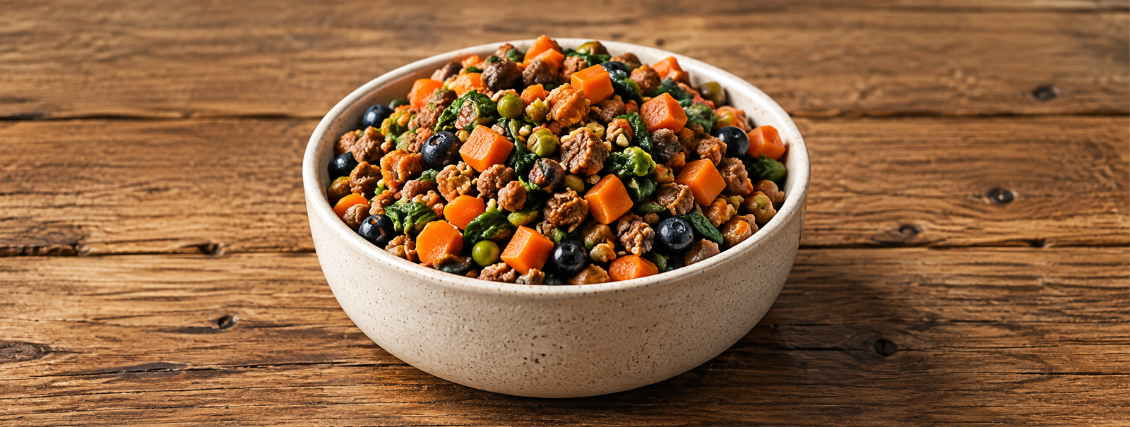 Bowl gently cooked at home